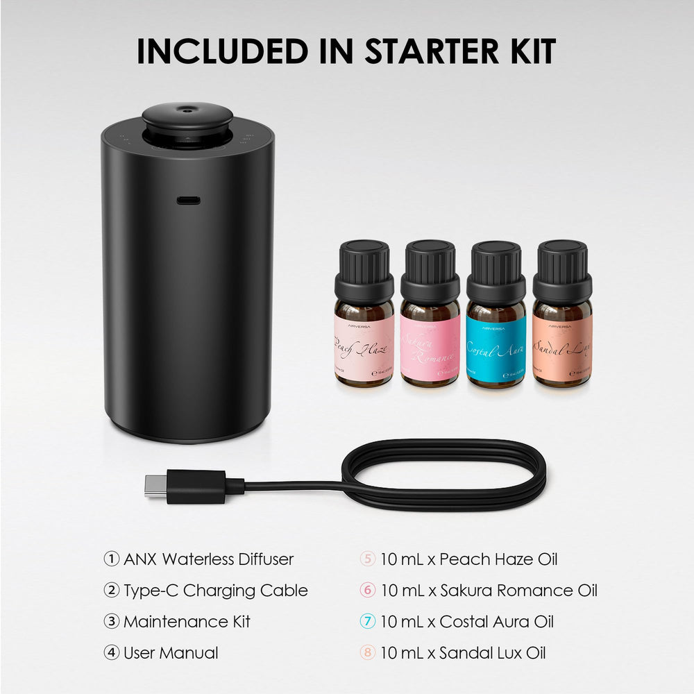 Airversa battery-powered diffuser with USB-C charging