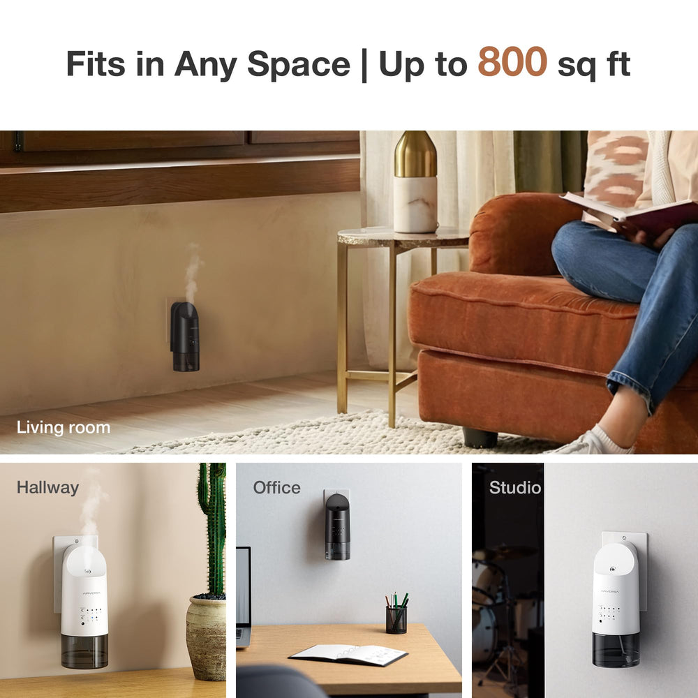 Airversa diffuser operates quietly, supporting focus and relaxation