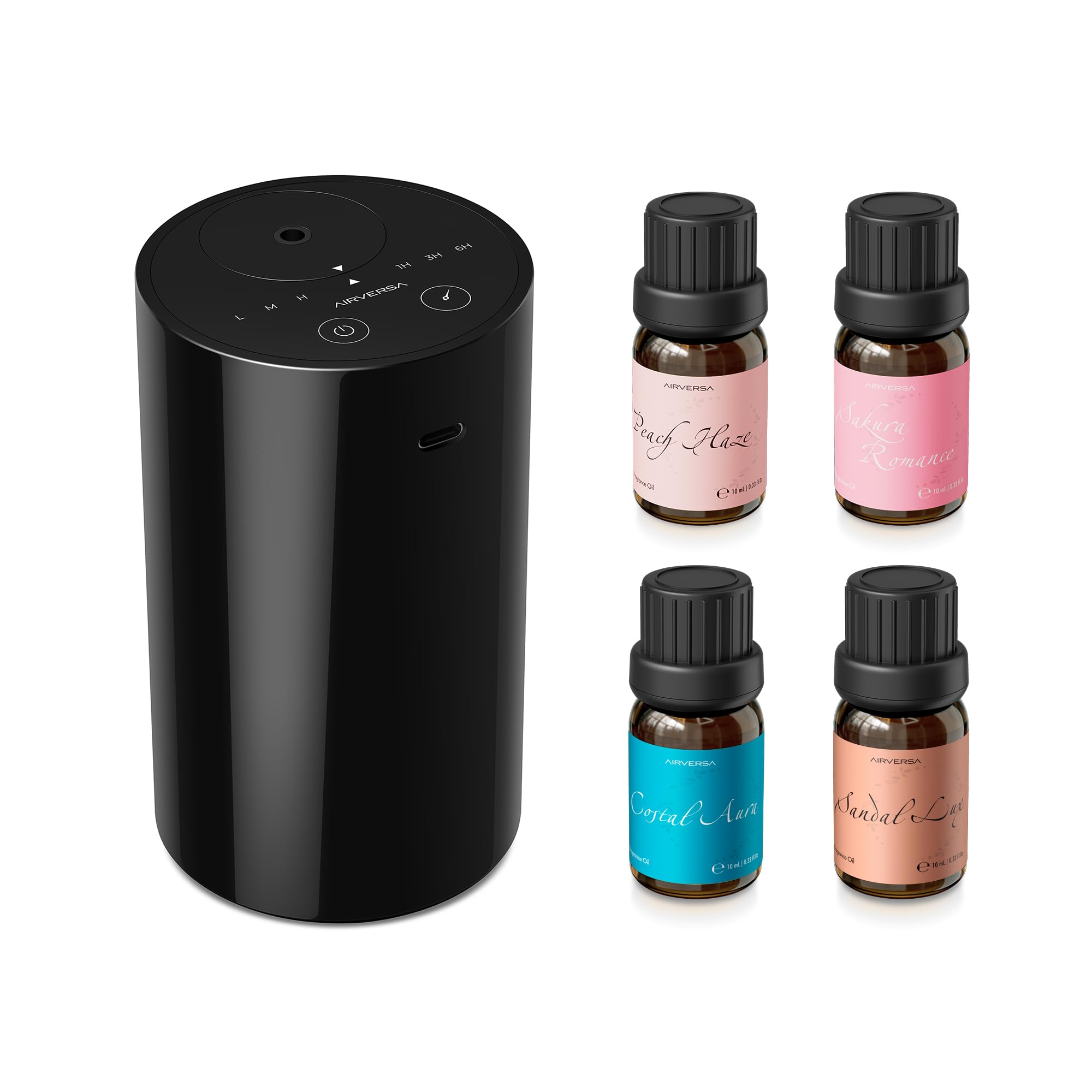 Airversa diffuser on table for enhanced home ambiance.