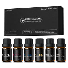 Airversa hotel scent diffuser oils set of six 10ml bottles for premium home ambiance