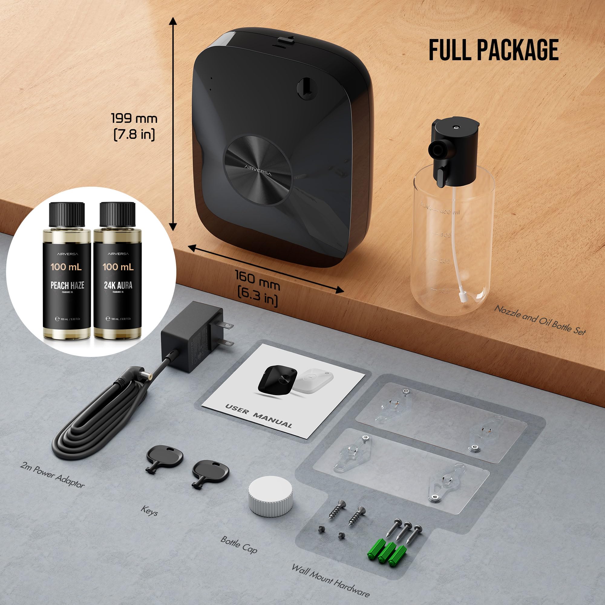 Airversa 400mL bottle supports long-lasting fragrance with fewer refills.