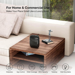 Airversa Sleekpoint app controls for scheduling and remote management of diffuse fragrances.