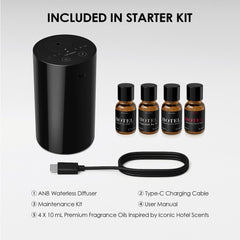 Airversa USB-C charging diffuser ideal for travel.
