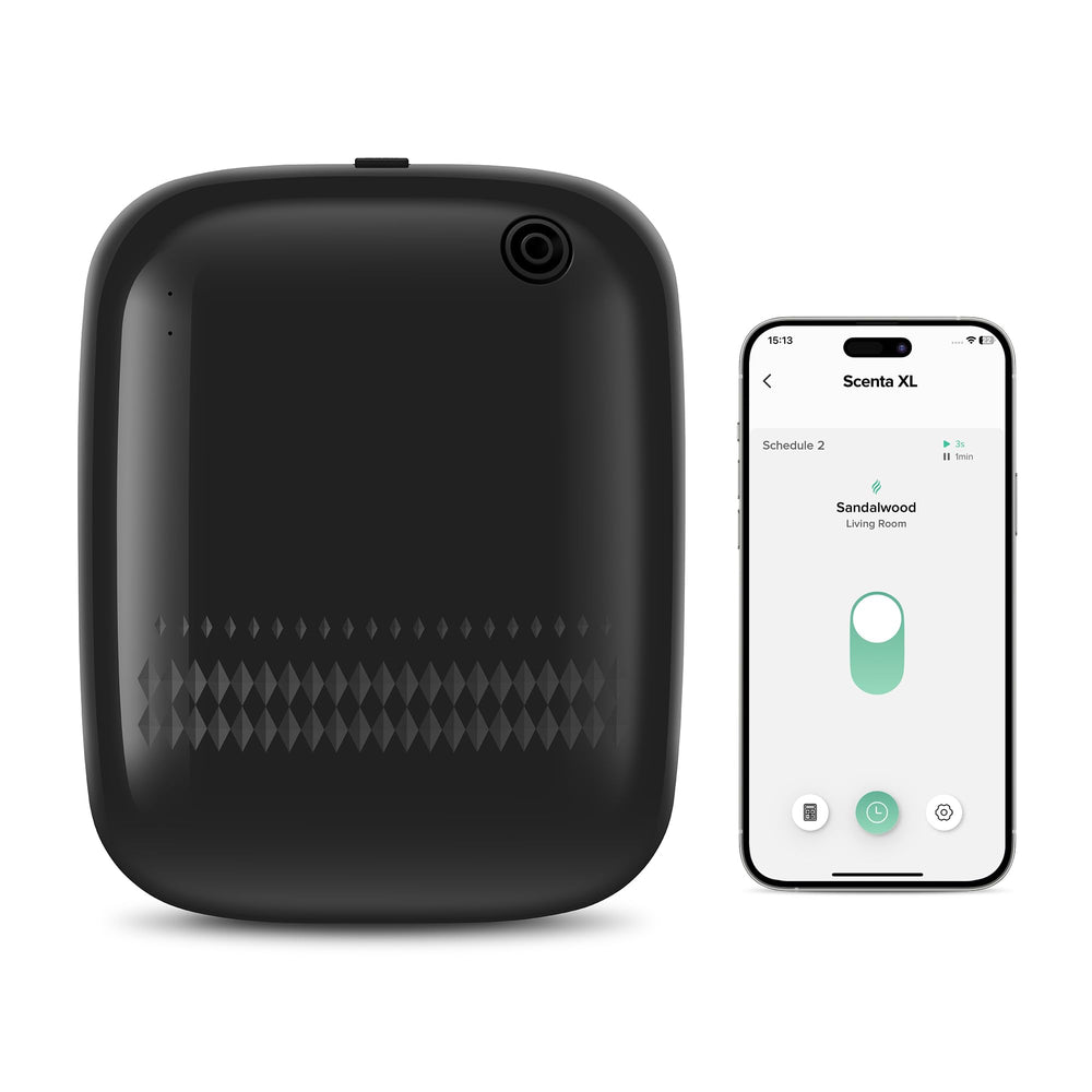 Airversa waterless diffuser front view for open-plan rooms with wide scent coverage.