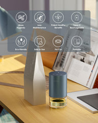 Airversa LED ambient light with color modes sets mood and focus.