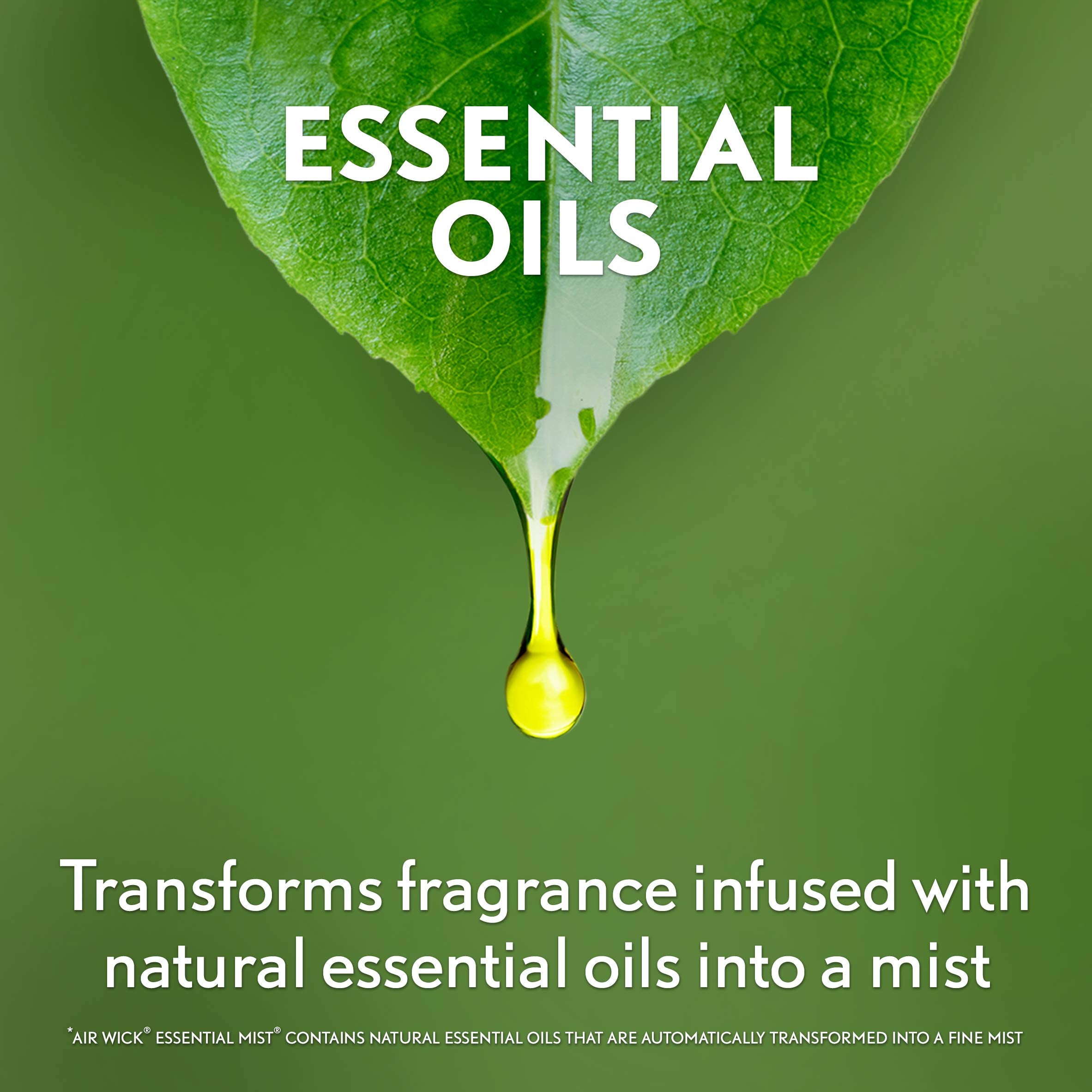 Air Wick Essential Mist Lemon Thyme refill shown beside diffuser (device sold separately).