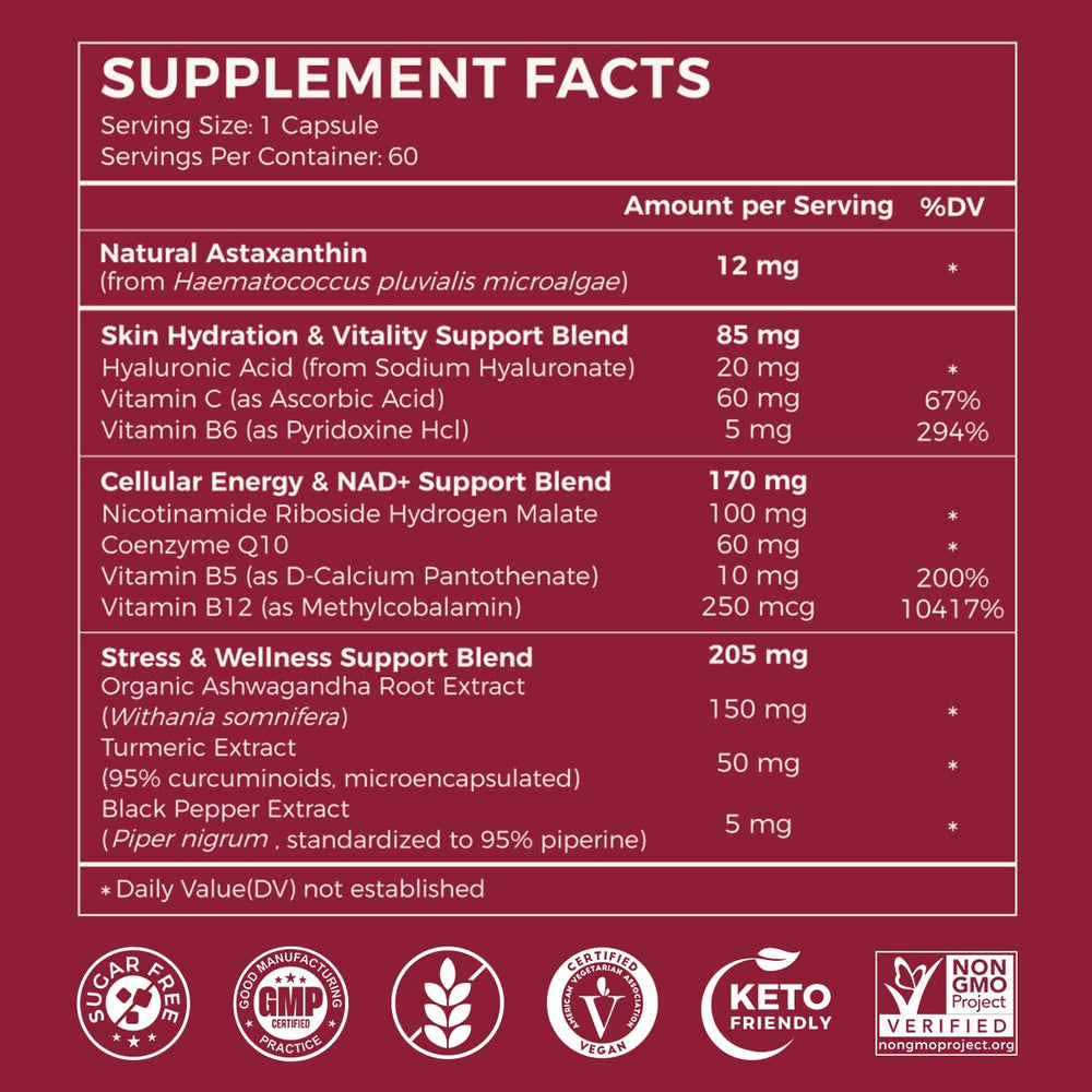 AiVital capsules 60-count for convenient daily antioxidant and vitality support.