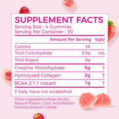AiVital Creatine Gummies for Women close-up showing berry flavor for daily use.