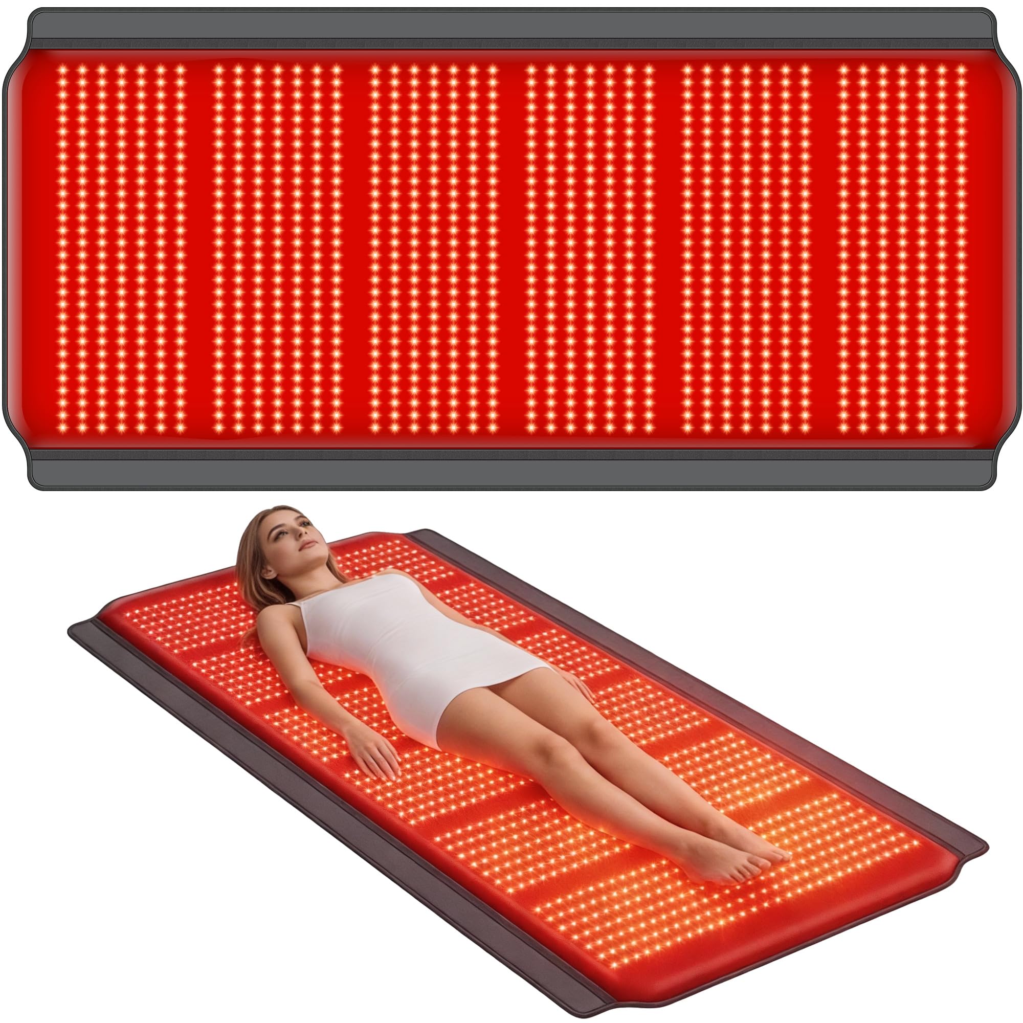 AIWOXING full-body red light mat provides wide coverage for full sessions.