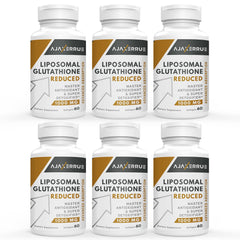 AJAXERRUE liposomal glutathione bottle ready for daily antioxidant support