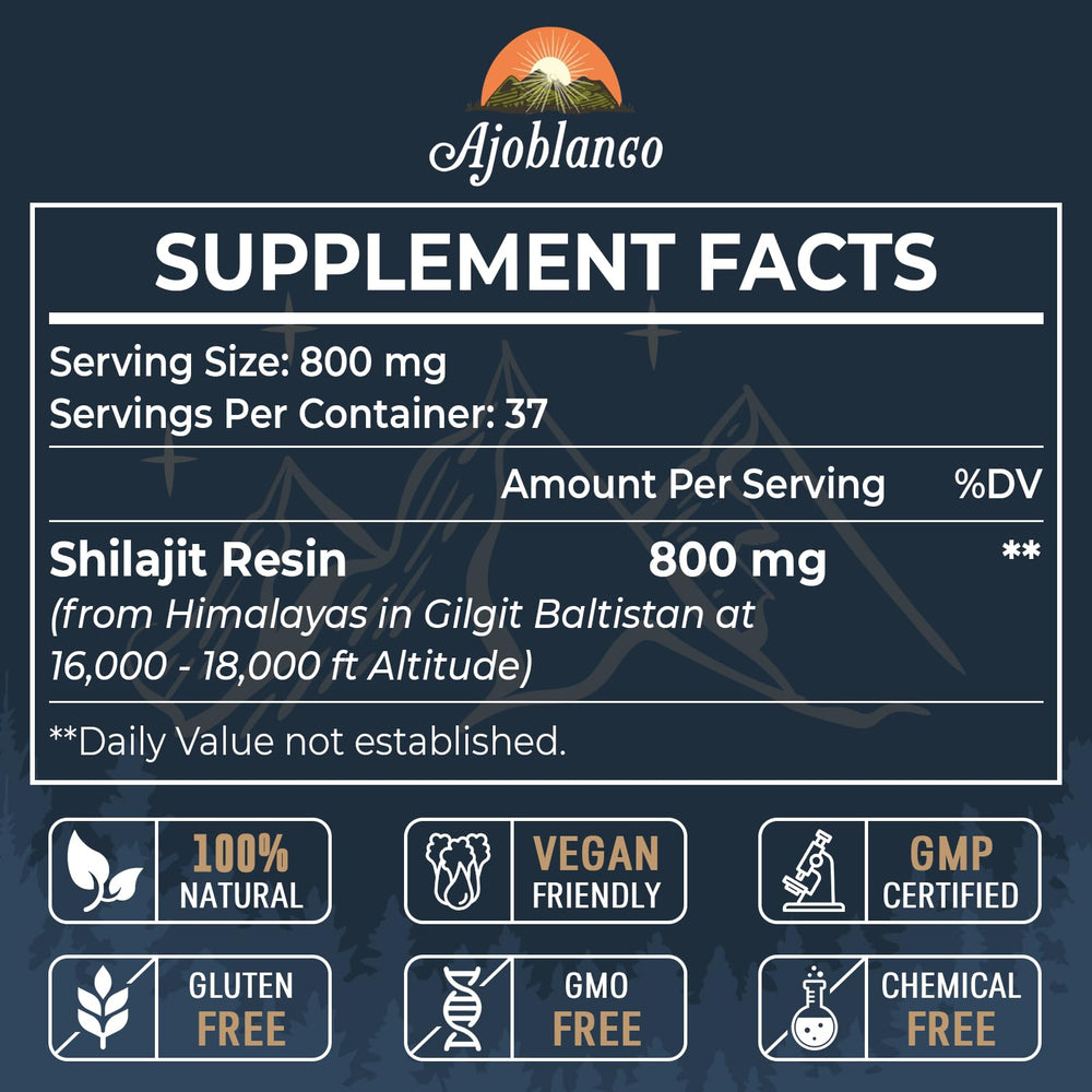 Ajoblanco shilajit resin texture closeup reveals rich minerals for potential vitality.