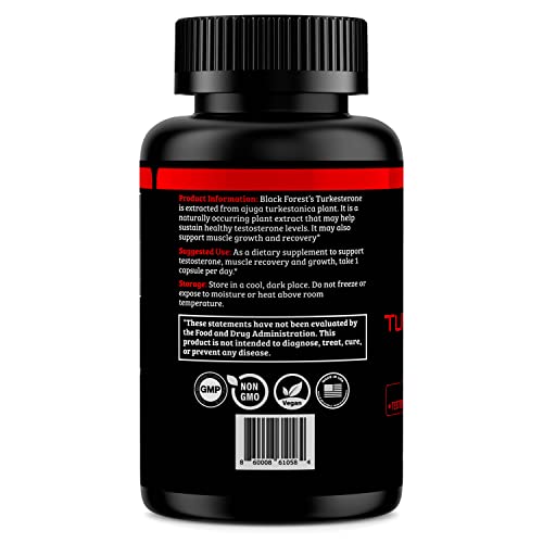 Ajuga Turkestanica extract powder packaging showing source of Turkesterone.