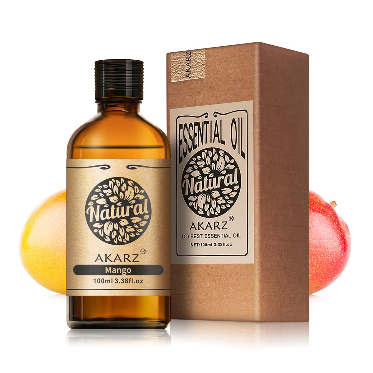AKARZ Mango Essential Oil 100ml bottle for DIY blends