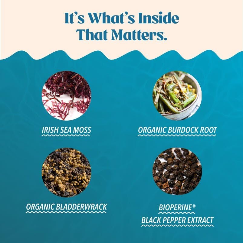 Bioperine black pepper extract in the capsule mix for potential nutrient absorption.