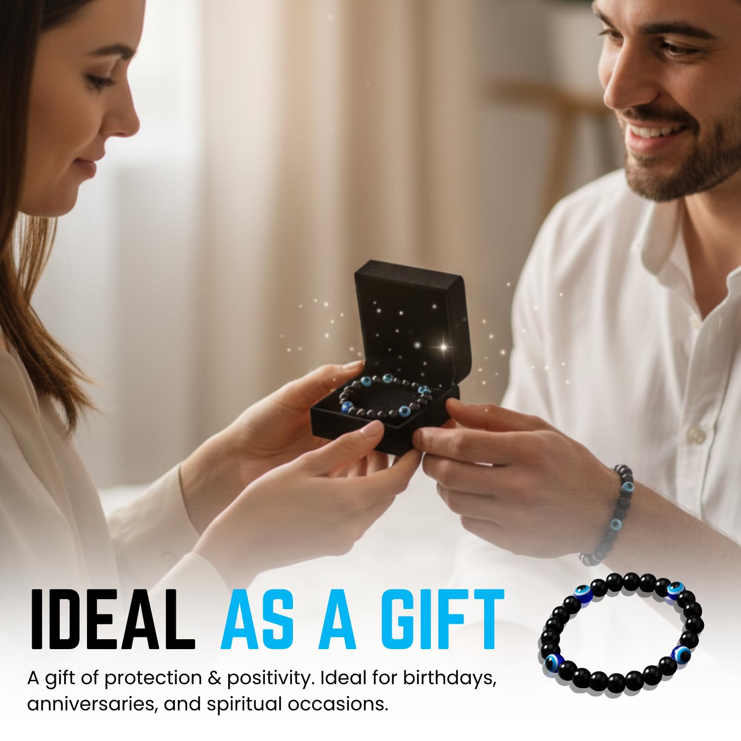 AKDNZ energy shield bracelet designed for calm days.