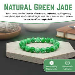 AKDNZ Jade Bracelet for prosperity brings a touch of luck to daily routines.