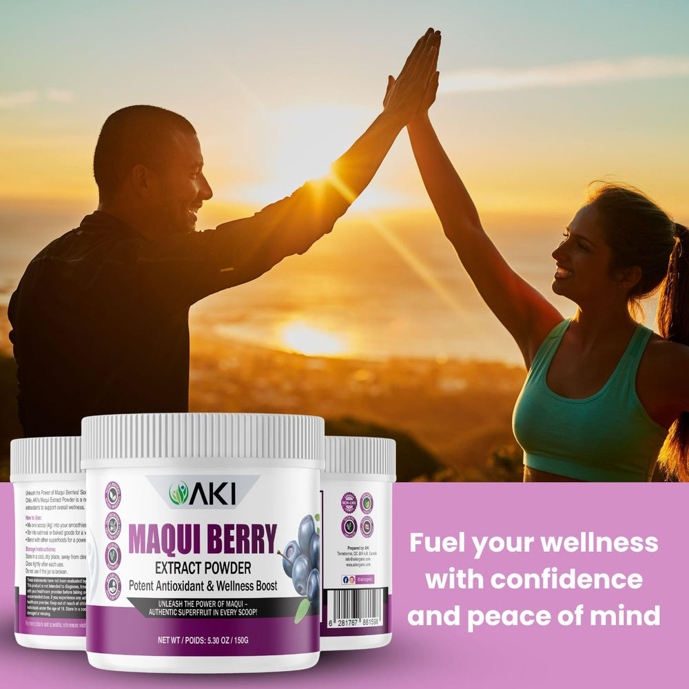 Patagonia sourced Maqui berries powering AKI powder in the blend