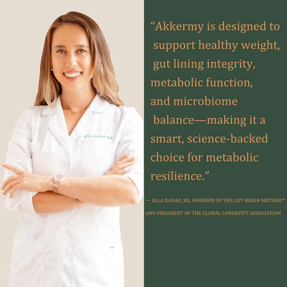 Akkermy Akkermansia probiotic capsules closeup highlighting vegan, gluten-free capsules for daily wellness