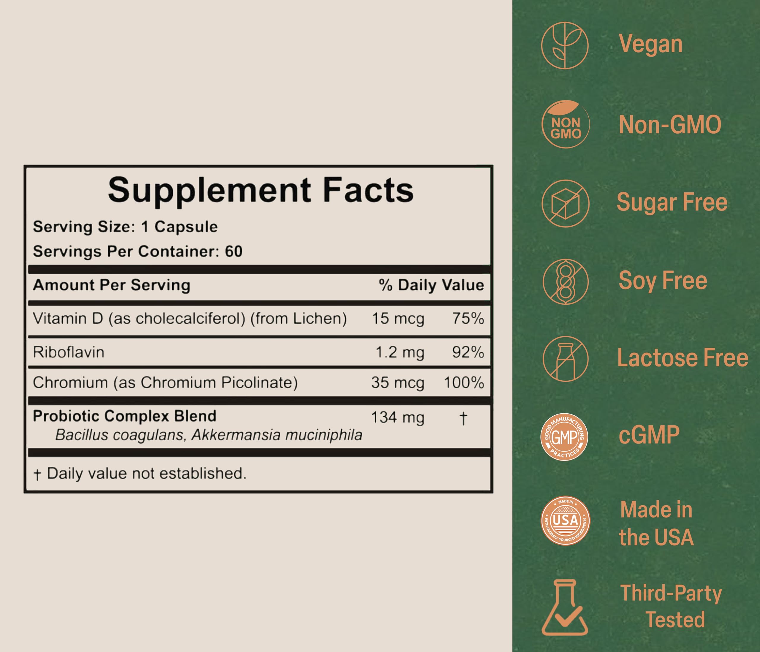 Akkermy Gut wellness graphic illustrating potential benefits from Akkermansia probiotic