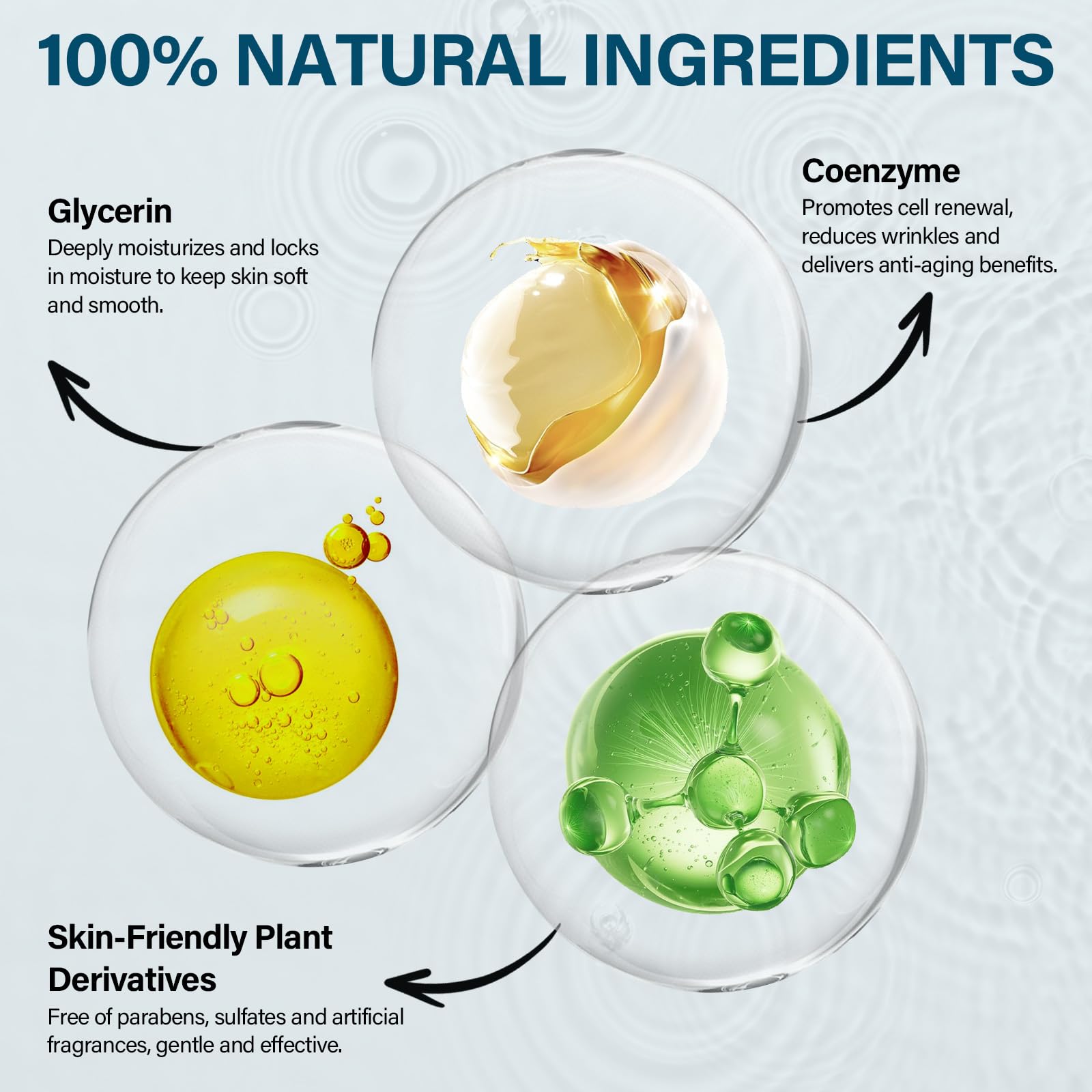 AKQBPN Hyaluronic Acid Powder being mixed into serum for custom hydration.