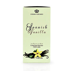 Close-up of vanilla heart notes in Al-Rehab Spanish Vanilla perfume oil.