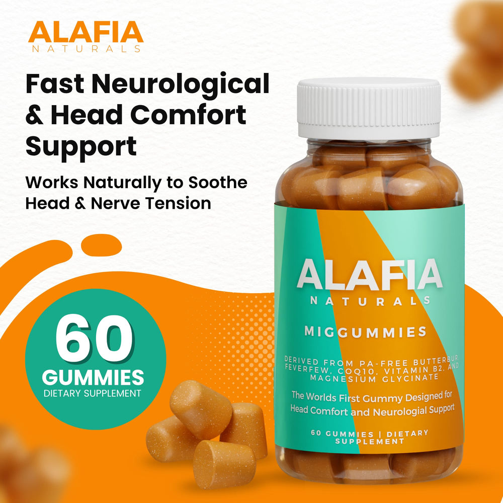 Two Miggummies serving showing easy daily intake