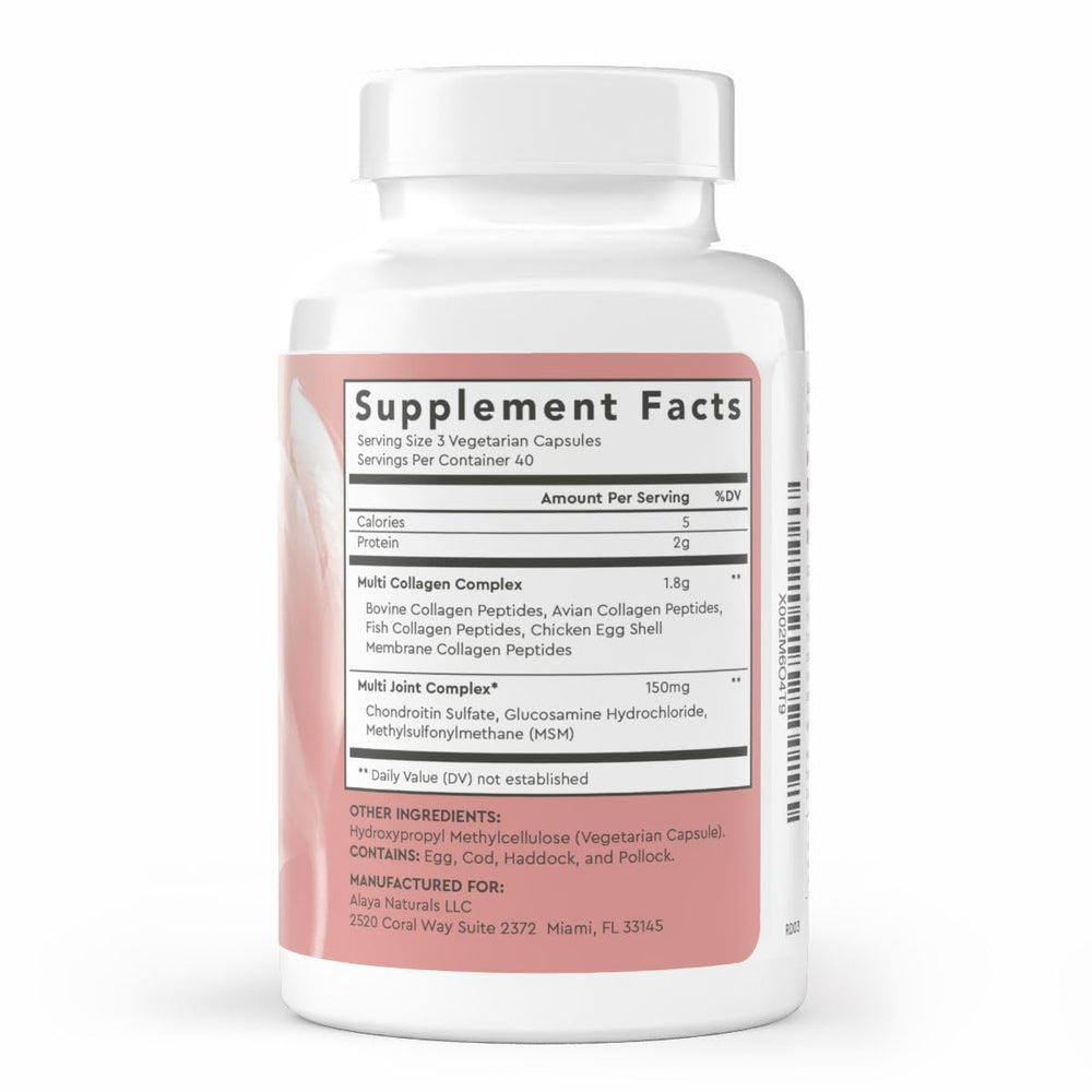 Alaya Naturals capsules close-up shows smooth shell for easy swallowing.