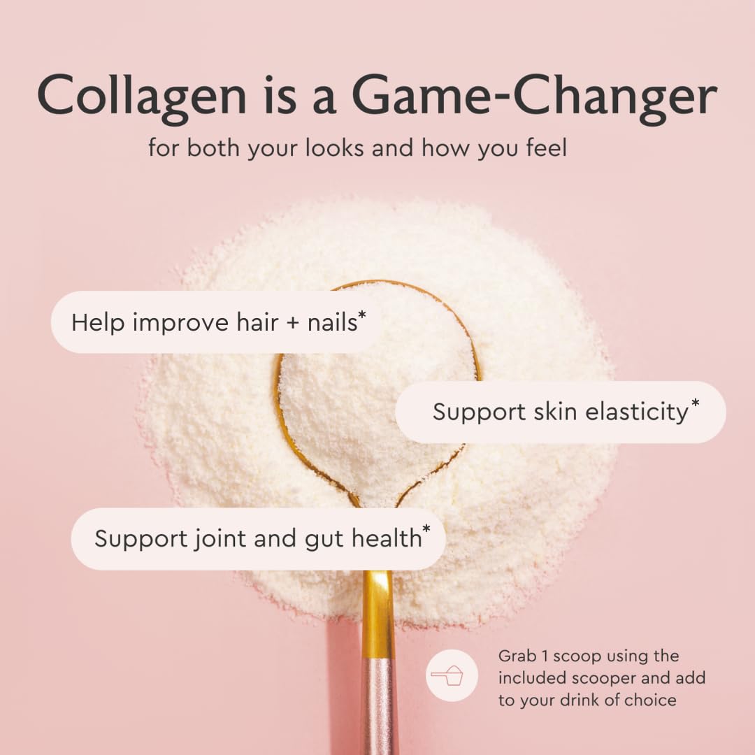 Alaya Naturals collagen powder promoting hair and nails vitality