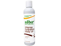 Alba Botanica Kukui Nut Body Oil 2-pack pump-dispense for easy application.