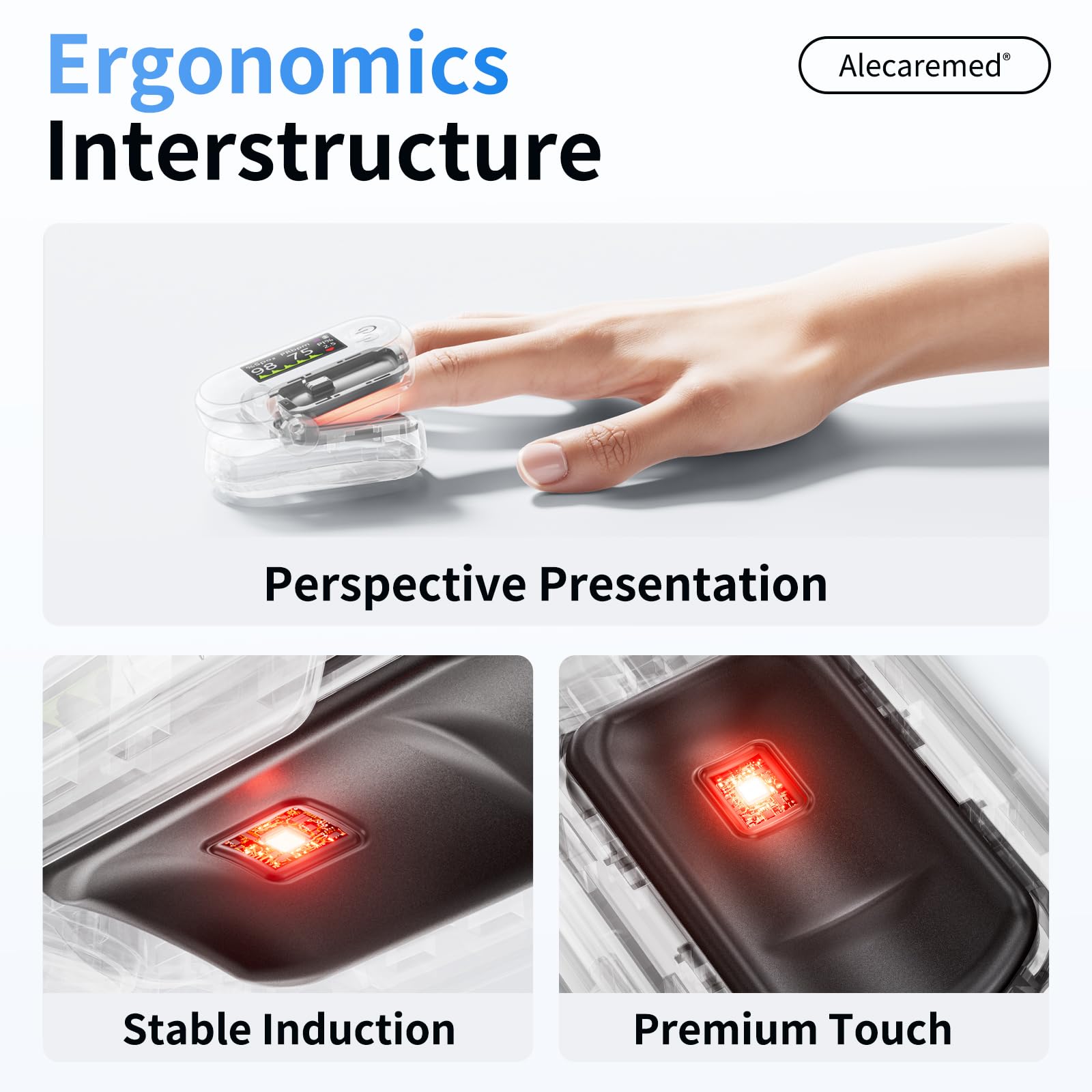 Alecaremed battery compartment image stresses quick replacement for uninterrupted use.