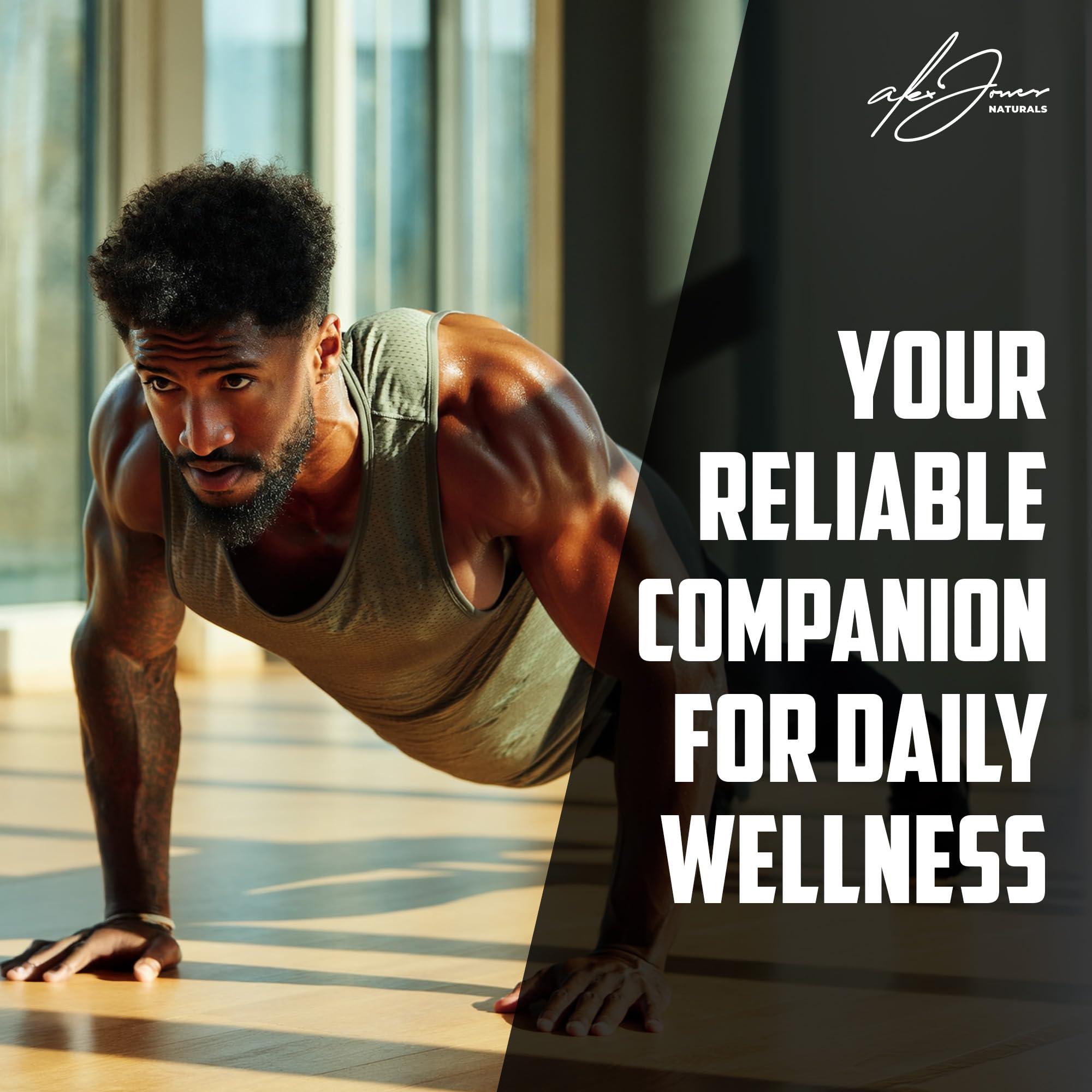 Alex Jones Naturals Daily-use capsules pack for simple routine