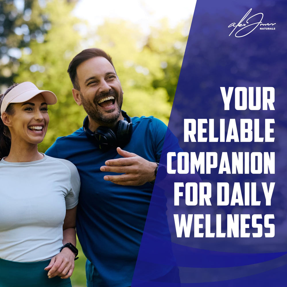 Alex Jones Naturals 60-count bottle suitable for daily routines.