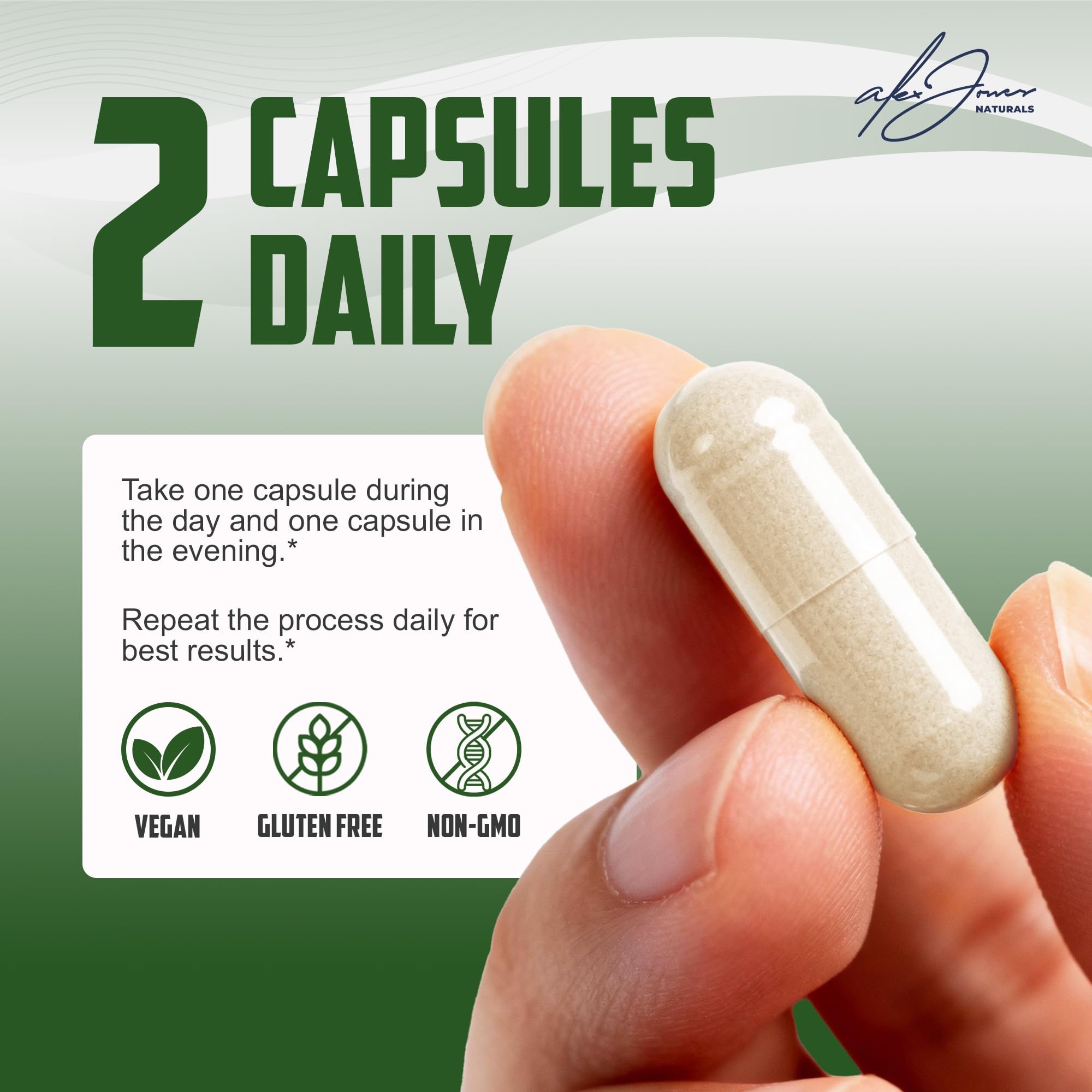 Alex Jones Naturals capsule with mineral complex for balanced daily wellness