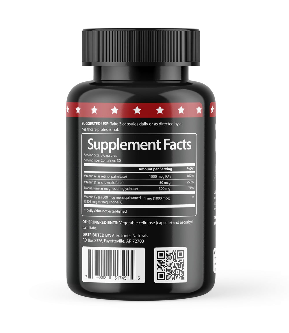 Bottle with MK Ultra capsules ready for daily wellness routine