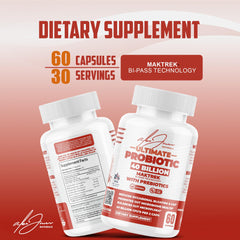 Alex Jones Naturals probiotic capsules close-up emphasizing vegan capsules for daily use.