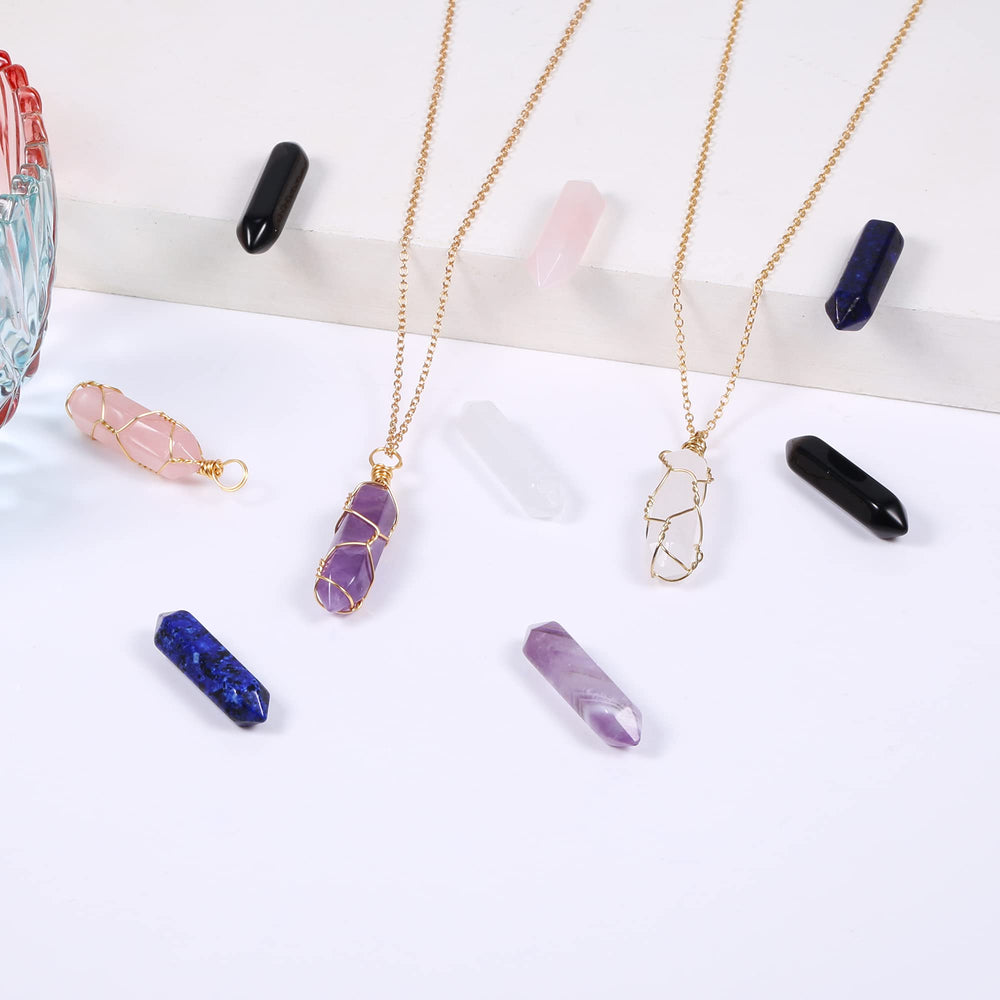 AlexCRAFT amethyst hexagonal point for calming, creative crafting.
