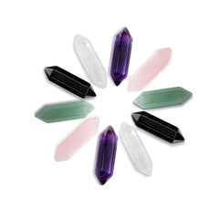 ALEXCRAFT clear quartz crystal points for home decor and gentle energy focus.