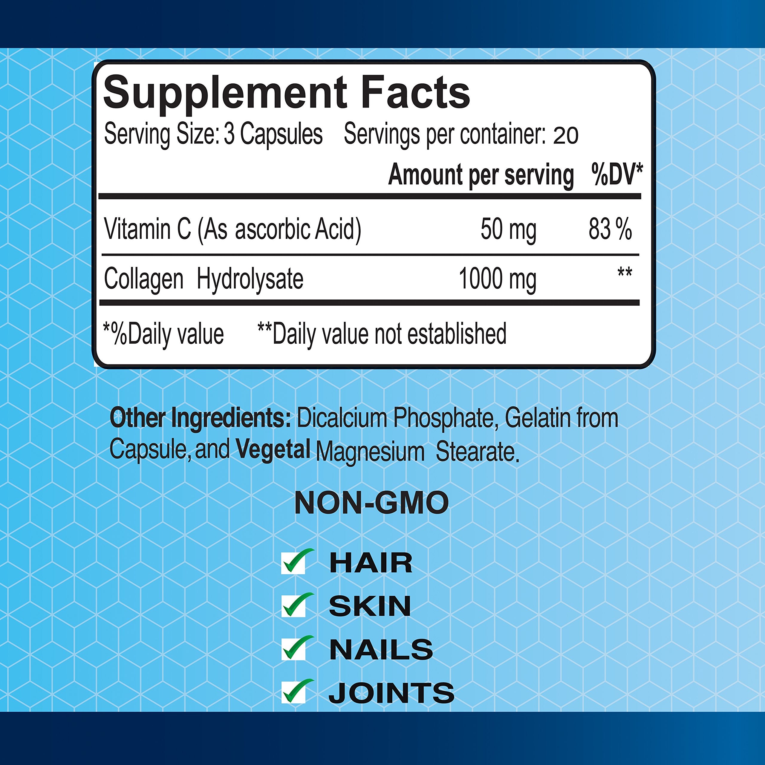 ALFA VITAMINS CollagenC capsules close-up ideal for daily hair, nails, and joint care