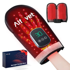 Alfavet cordless red-light glove with full-coverage design for comfortable hand use.