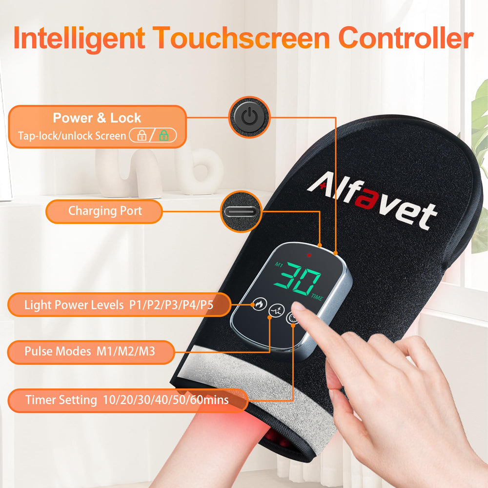 Alfavet 5000mAh battery powers cordless sessions for flexibility.