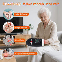 Alfavet wrist-strap-secured glove stays in place during use.
