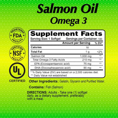 ALFA VITAMINS-made-in-USA label on salmon oil softgels signals trusted quality
