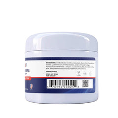 ALFLEXIL glucosamine cream absorption highlights fast, non-greasy relief for joints and muscles.