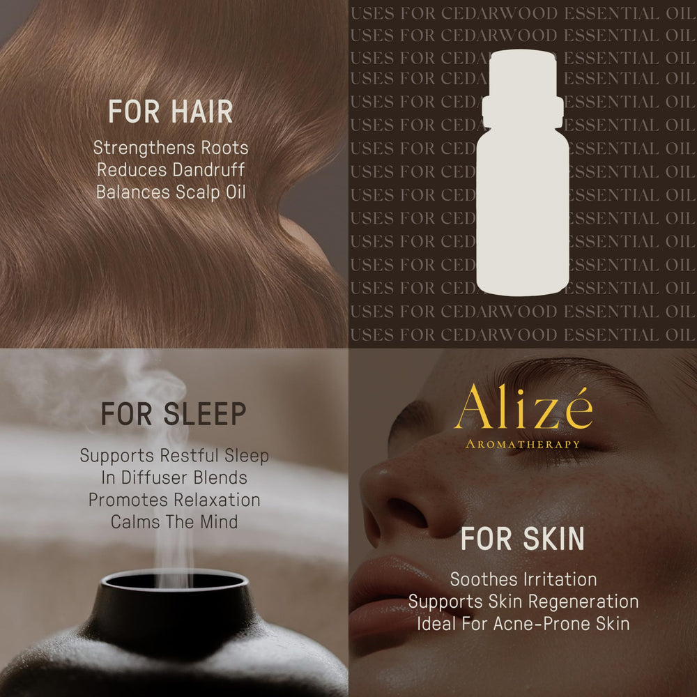 USDA Organic label on Alizé Cedarwood oil for eco-conscious customers.