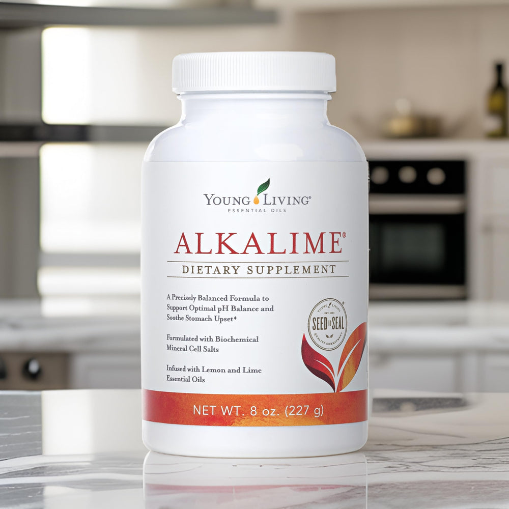 AlkaLime mineral-salts and citrus oils on the label.
