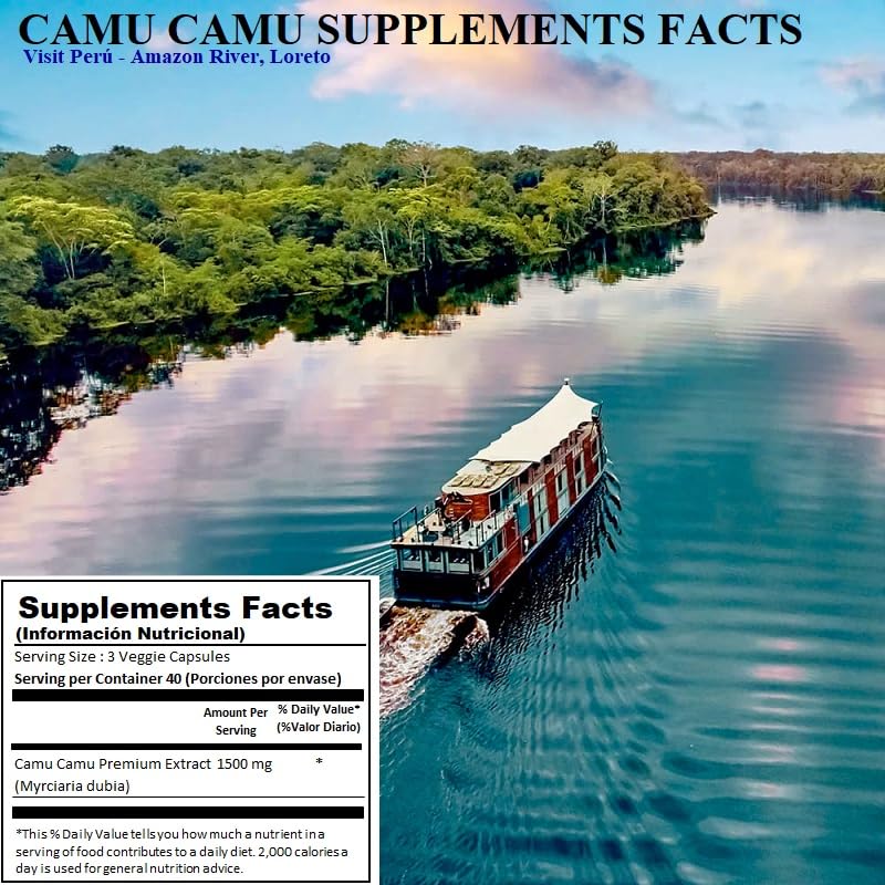 Alkaline Care Camu Camu ambient packaging emphasizing natural wellness.