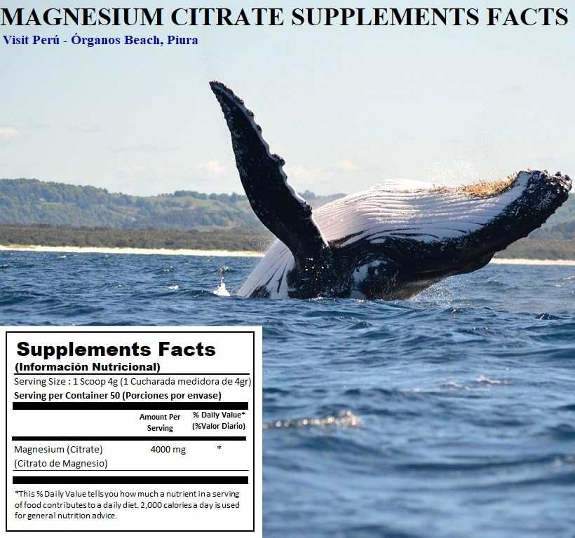 Alkaline Care Magnesium Citrate powder in a glass supports relaxation and steady energy.
