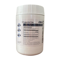 Alkaline Care TBooster scoop beside the jar supports easy daily dosing.