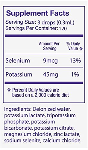 AlkaZone bottle with nutrition info for informed use.