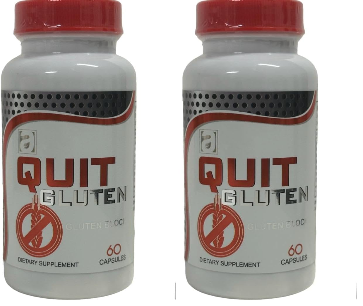All Nue Quit Gluten pack two bottles offer digestive comfort after gluten-containing meals